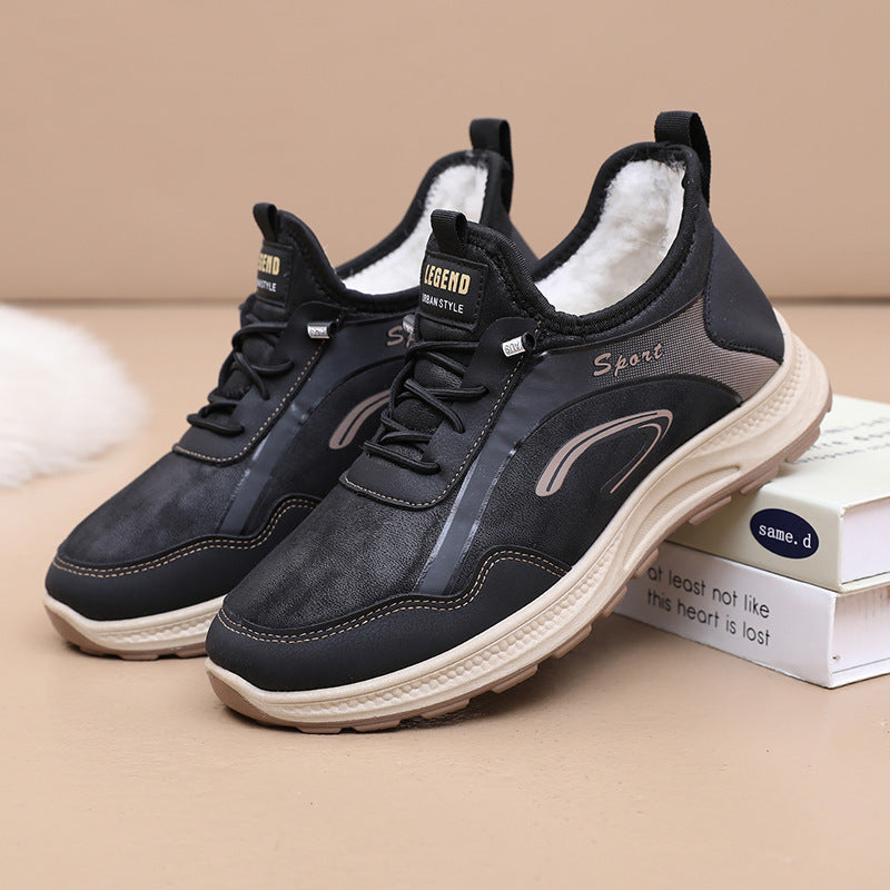 【38-44】 2024 pantofi sport casual, caldi și anti-alunecare, pentru bărbați din lână și catifea 3822205