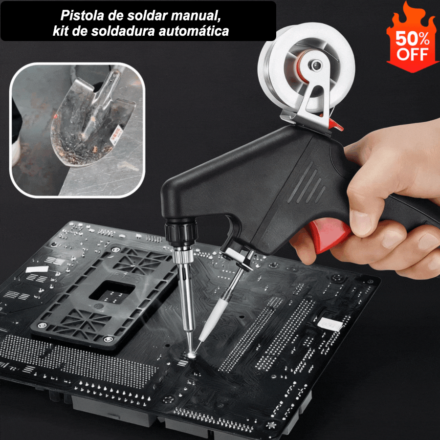 40% de desconto!🔩 Pistola de soldar manual, kit de soldadura automática ✅