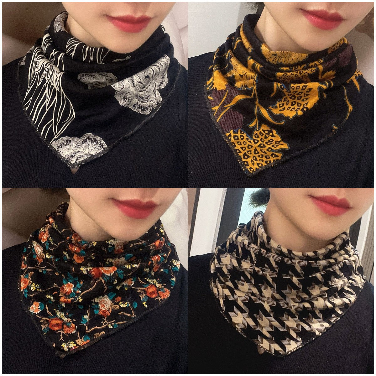 🔥Produs nou de iarnă🔥💟【4 bucăți】 Guler fals cald, la modă și multifuncțional_3844976