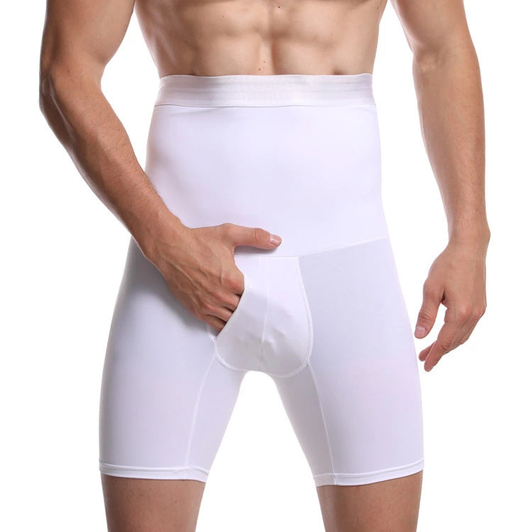 🔥【Mais Vendido】🔥Calça Modeladora Masculina de Cintura Alta, Respirável e Altamente Elástica