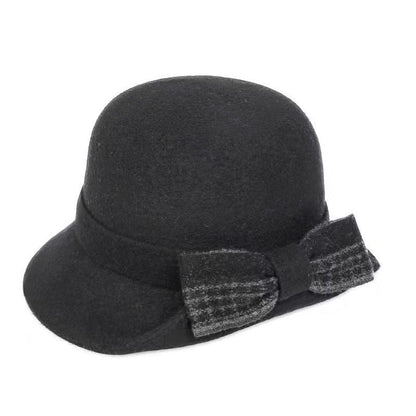 💥50% REDUCERE💥2024 Pălărie din pâslă de lână pură de înaltă calitate pentru femei, la modă retro elegantă