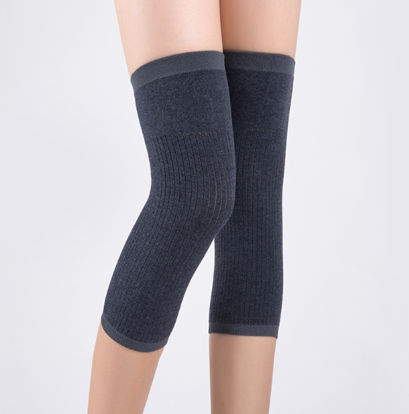 🔥✅【40-105kg】Înveliș termic pentru genunchi din cașmir, Are elastic sus tine genunchiul sau tine de cald❤️