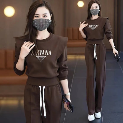 🔥 30% REDUCERE🔥Reducere la produse noi🔥【Touri + Pantaloni】Costumul sport din două piese la modă pentru femei