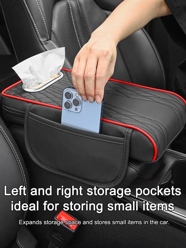 Cutie cotieră auto multifuncțională trei într-unul din piele 3783892