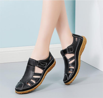 🥿【35-43】Vara handmade retro talpă moale Velcro sandale casual 3696816