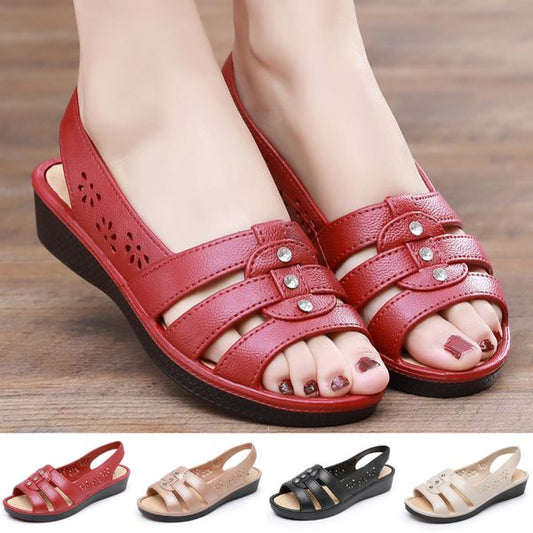 【30%OFF】👡【36-40】 2025 sandale noi, cu talpă moale, confortabile, respirabile, cu gură de pește