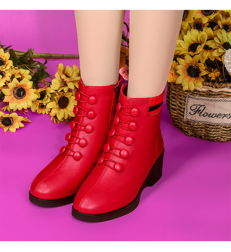 👢【35-41】2024 Toamnă și Iarnă Cizme populare din piele moale cu toc înclinat pentru femei---3823184