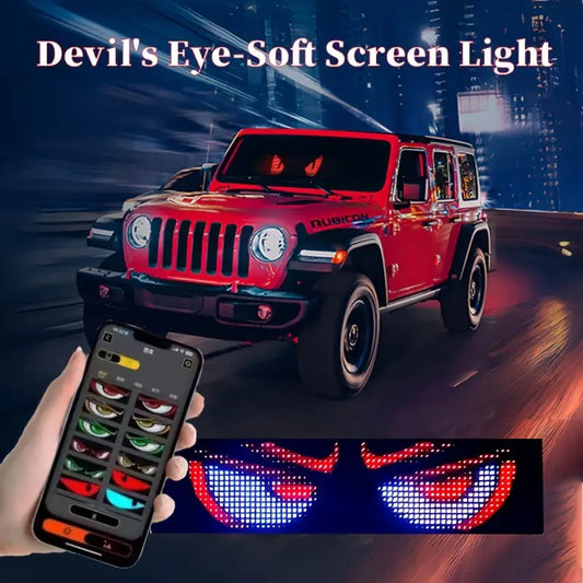 【Cumpărați 1, primiți 1 gratuit】💡🎫 Afișaj LED pentru mașină moale, subțire și flexibil, cu setări de bricolaj.