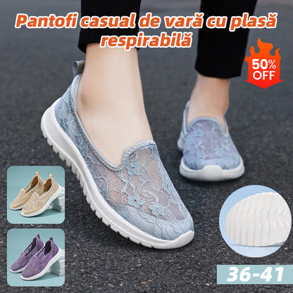 【36-41】2025 pantofi sport casual pentru femei, plasă respirabilă