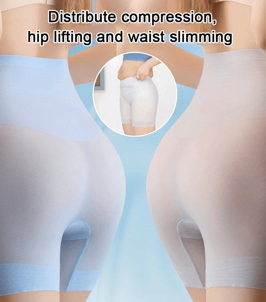 Noua mătase rece de gheață fără sudură pentru ridicarea feselor și pantaloni pentru controlul burticii