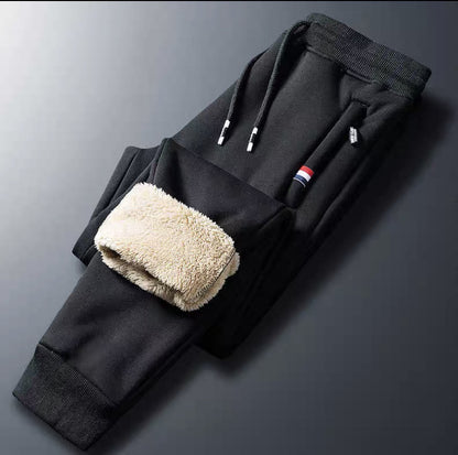 👖🔥2024 Iarna Bărbați de iarnă Lambswool îngroșat Casual cald Sweatpants cald_3834194
