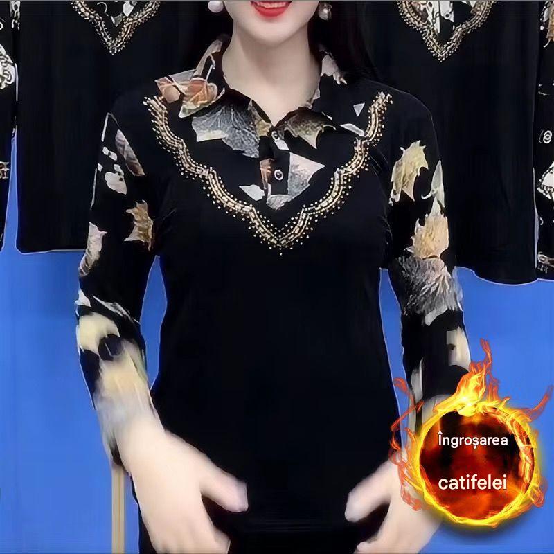 Iarna nou Bowknot căptușit Top