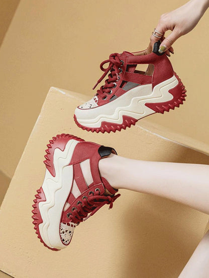 【35-40】Pantofi înalți, cu talpă groasă, care se potrivesc