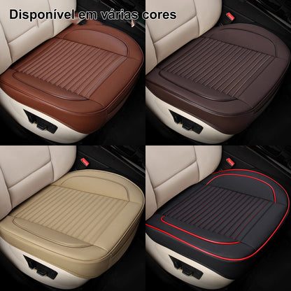 🚗Almofadas para bancos de automóveis em pele genuína com cobertura total
