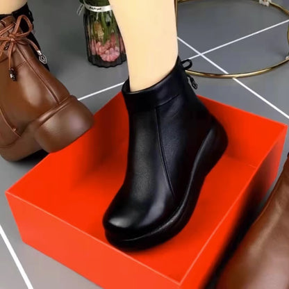 【30% OFF】【35-40】Cizme antiderapante italienești pentru femei realizate manual din piele naturală