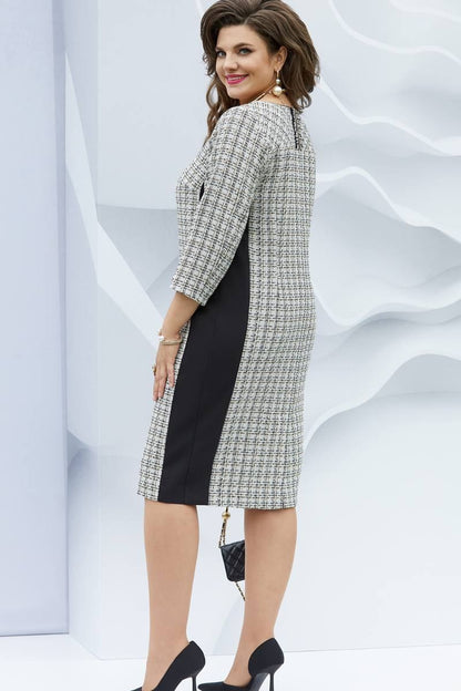 🍃【S-5XL】🍂Rochie în carouri în stil toamnă târziu