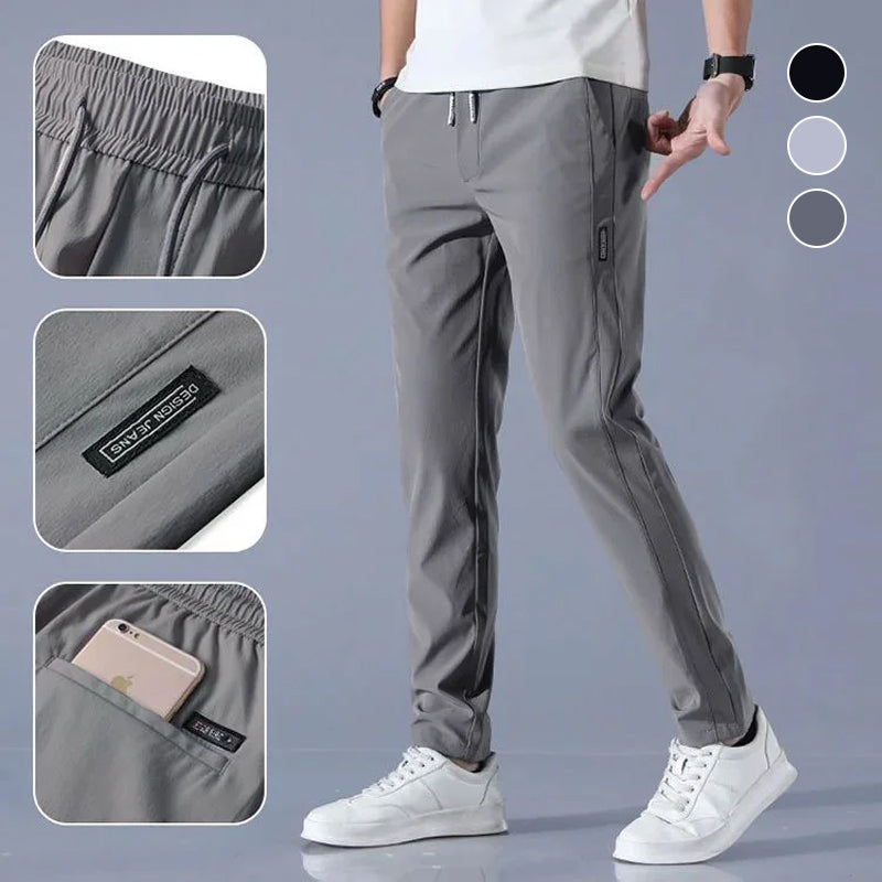 【M-5XL】2024 Pantaloni casual elastici, confortabili și eleganti, pentru bărbați-