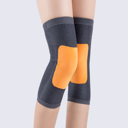 🔥✅【40-105kg】Înveliș termic pentru genunchi din cașmir, Are elastic sus tine genunchiul sau tine de cald❤️