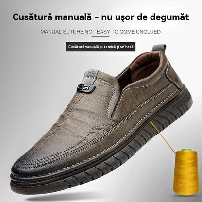 [39-44]👞Pantofi bărbătești din piele naturală moale – Confort total pentru bărbați maturi
