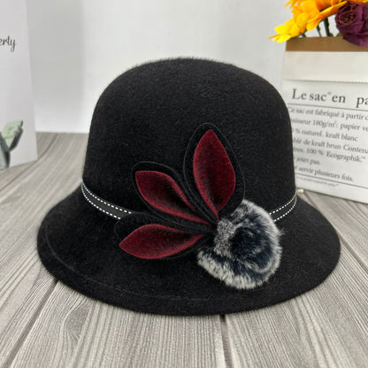 【🔥Cumpărați 1 și primiți 1 gratuit】2024 noi pălării din blană de nurcă, la modă, toamnă și iarnă_3832324