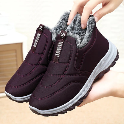 😀🎉🔥velvet și îngroșare🔥【35-41】 pantofi de iarnă impermeabili din bumbac cald pentru femei