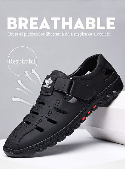 【38-44】2024 Pantofi cazual noi de vară ajurat respirabil talpa moale pentru bărbați