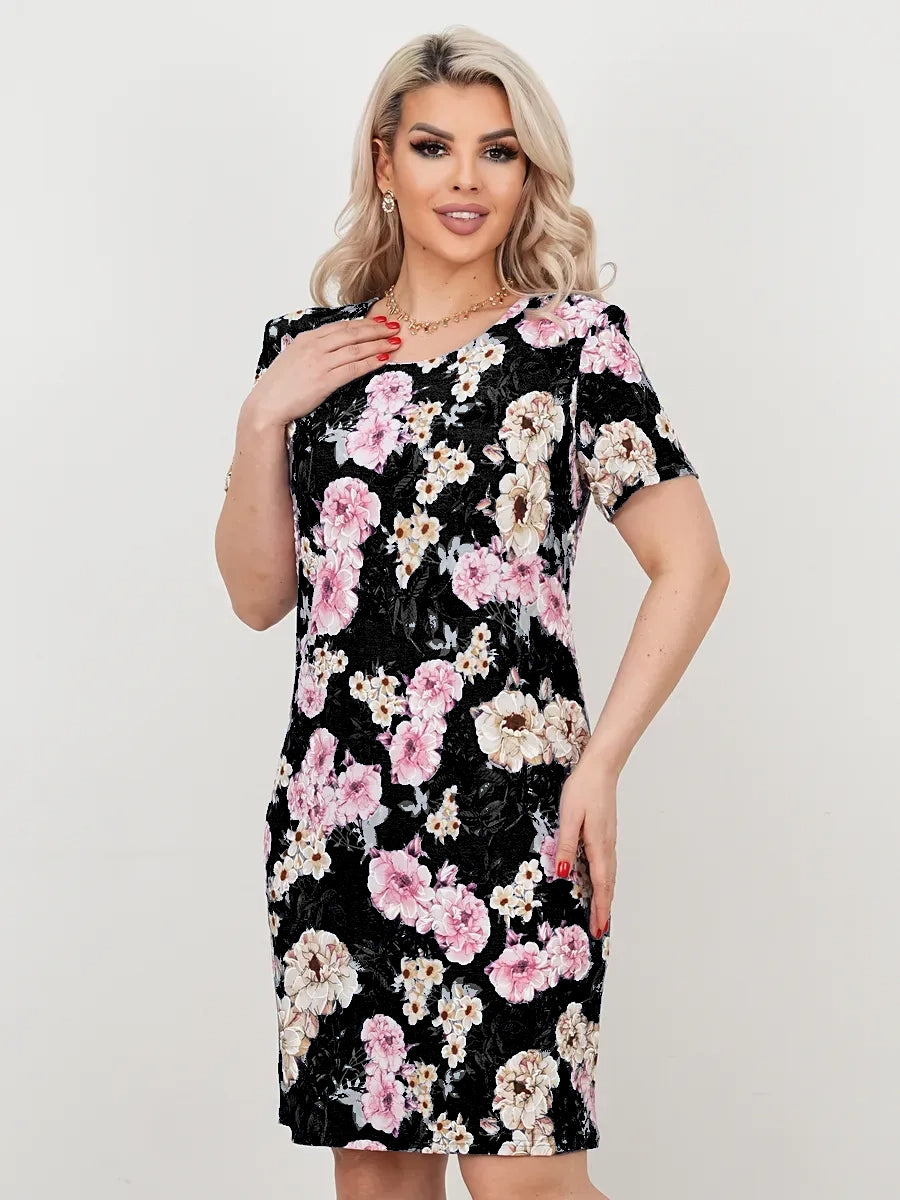 【🔥50% DE DESCUENTO】🌸 Elegante y cómodo vestido de verano con estampado floral fresco