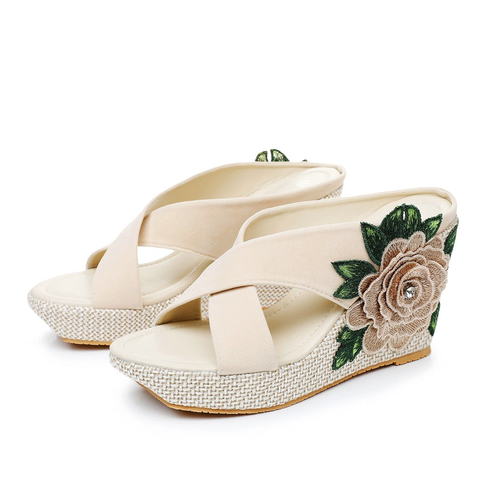 💥【33-42】👡Sandale la modă cu talpă groasă și formă de gură de pește