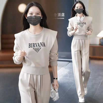 🔥 30% REDUCERE🔥Reducere la produse noi🔥【Touri + Pantaloni】Costumul sport din două piese la modă pentru femei