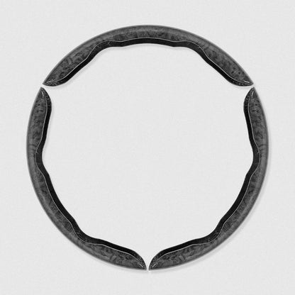 【3 buc/6 buc】Capacul volanului autovehiculului cu cereale din lemn anti-alunecare