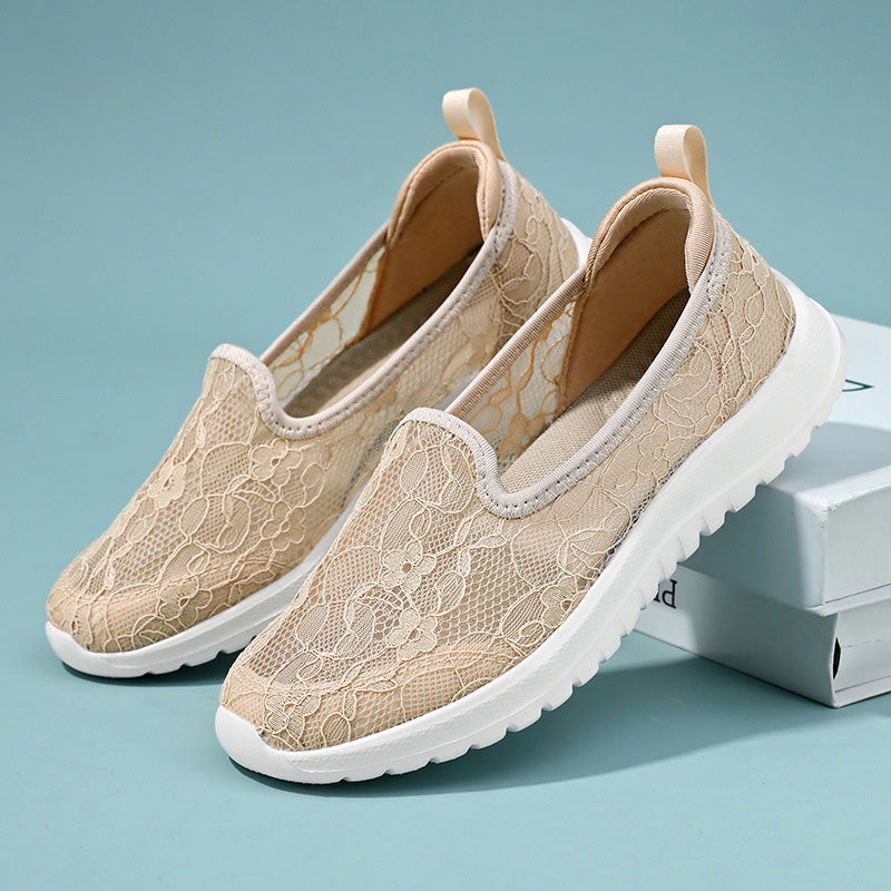 【36-41】2025 pantofi sport casual pentru femei, plasă respirabilă