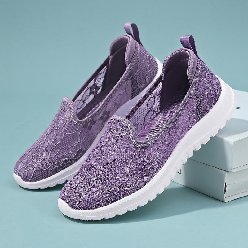 【36-41】2025 pantofi sport casual pentru femei, plasă respirabilă