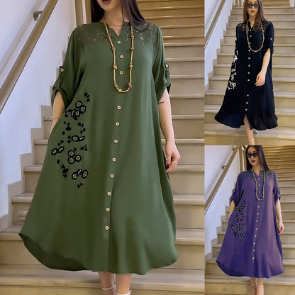 【🔥Top Vânzare】👗Noua rochie de modă, design clasic, elegant și simplu