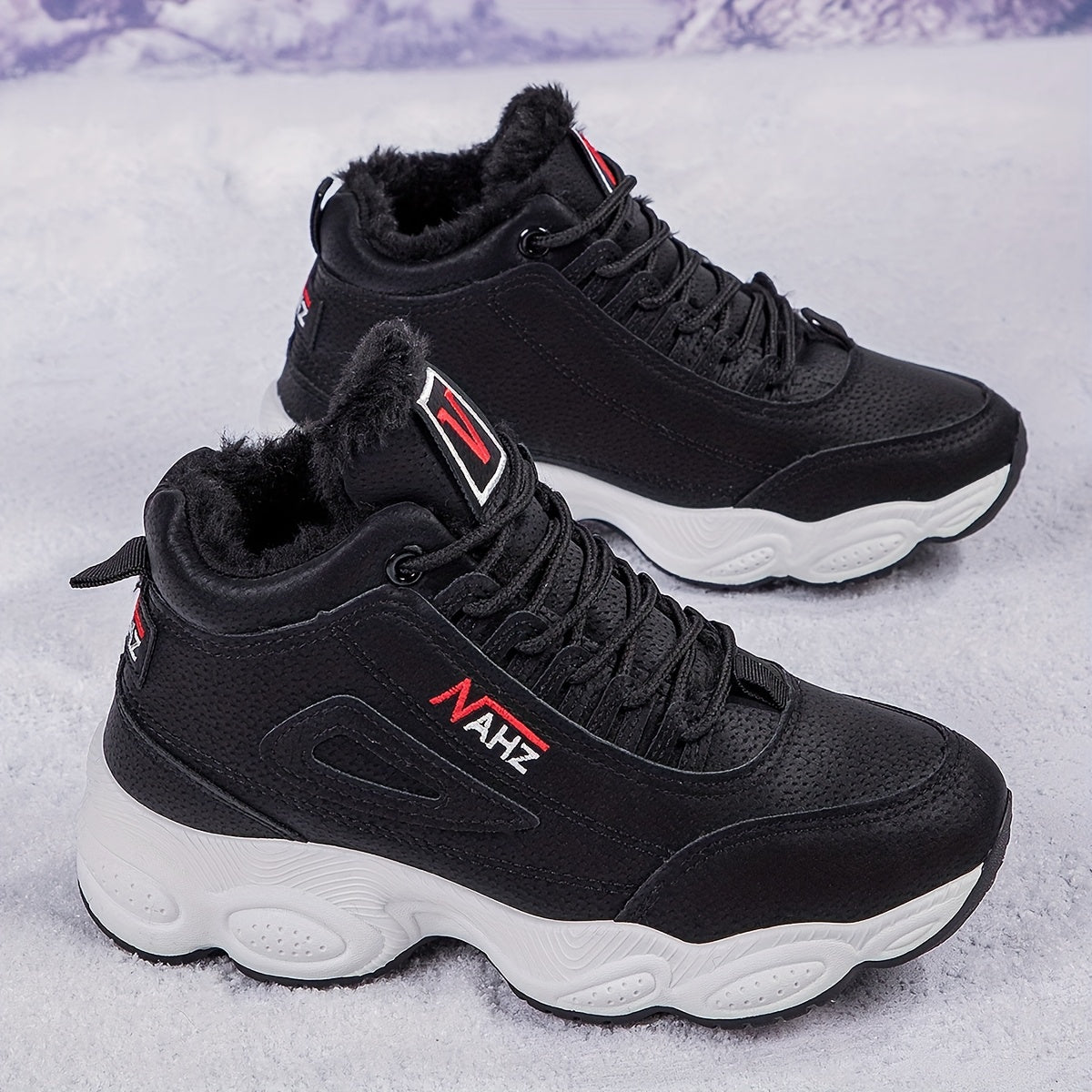 【35-41】Pantofi de iarnă cu talpă groasă de pluș pentru femei