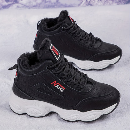 【35-41】Pantofi de iarnă cu talpă groasă de pluș pentru femei