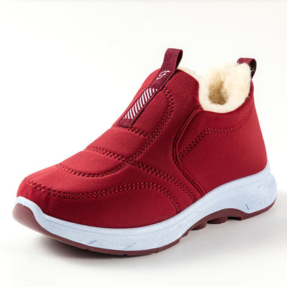 😀🎉velvet și îngroșare🔥【35-41】 pantofi de iarnă impermeabili din bumbac cald pentru femei