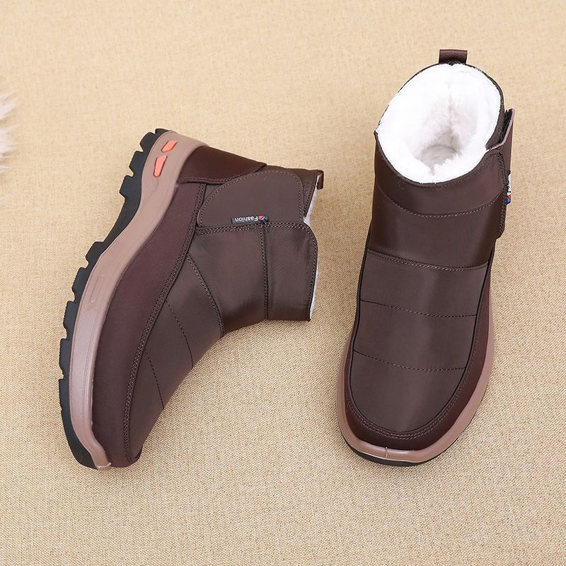 🔥【39-45】👟Pantofi de iarna pentru barbati din bumbac pur lana plus catifea si blana groasa_3826582