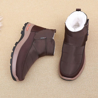 🔥【39-45】👟Pantofi de iarna pentru barbati din bumbac pur lana plus catifea si blana groasa_3826582