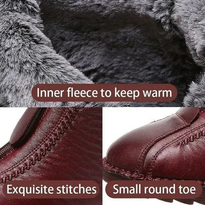 【35-41】Cizme de gleznă din piele naturală antiderapante pentru femei italiene făcute manual【😍49% reducere】---3827631