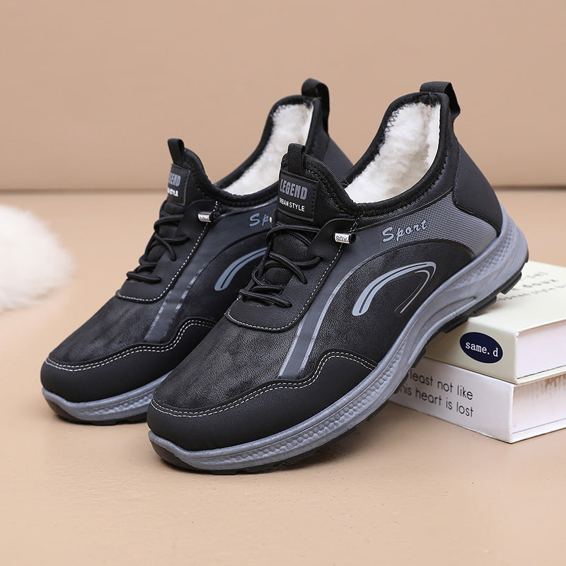 【38-44】 2024 pantofi sport casual, caldi și anti-alunecare, pentru bărbați din lână și catifea 3822205