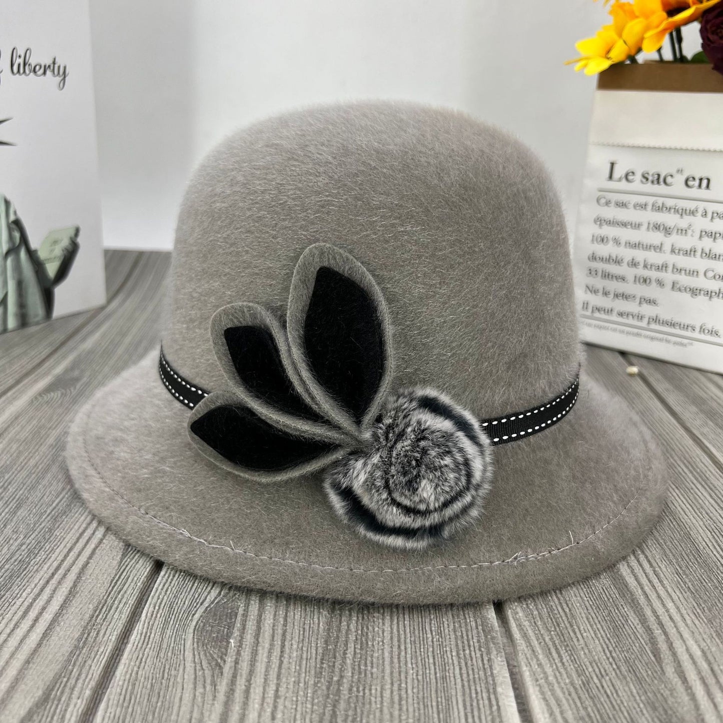 【🔥Cumpărați 1 și primiți 1 gratuit】2024 noi pălării din blană de nurcă, la modă, toamnă și iarnă_3832324