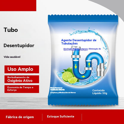 【Compre 2 e leve 1 grátis】💪Potente desentupidor, ideal para dissolver gordura em sanitas, ralos de pavimentos, esgotos e cozinhas, prevenindo entupimentos e corrosão.