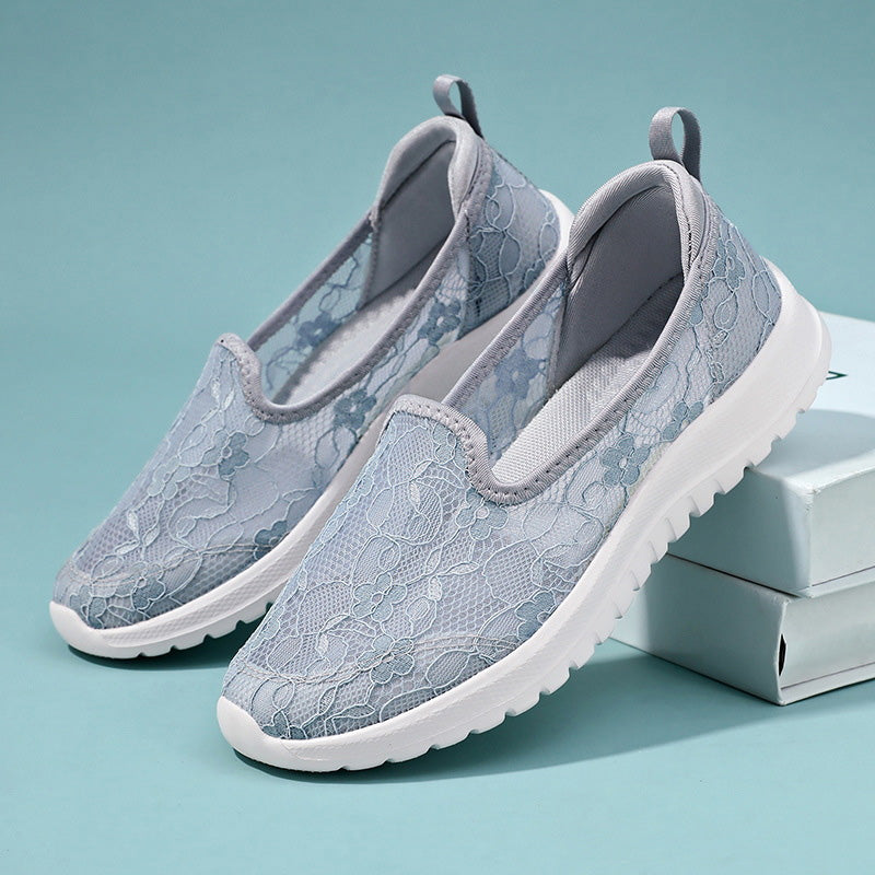 【36-41】2025 pantofi sport casual pentru femei, plasă respirabilă