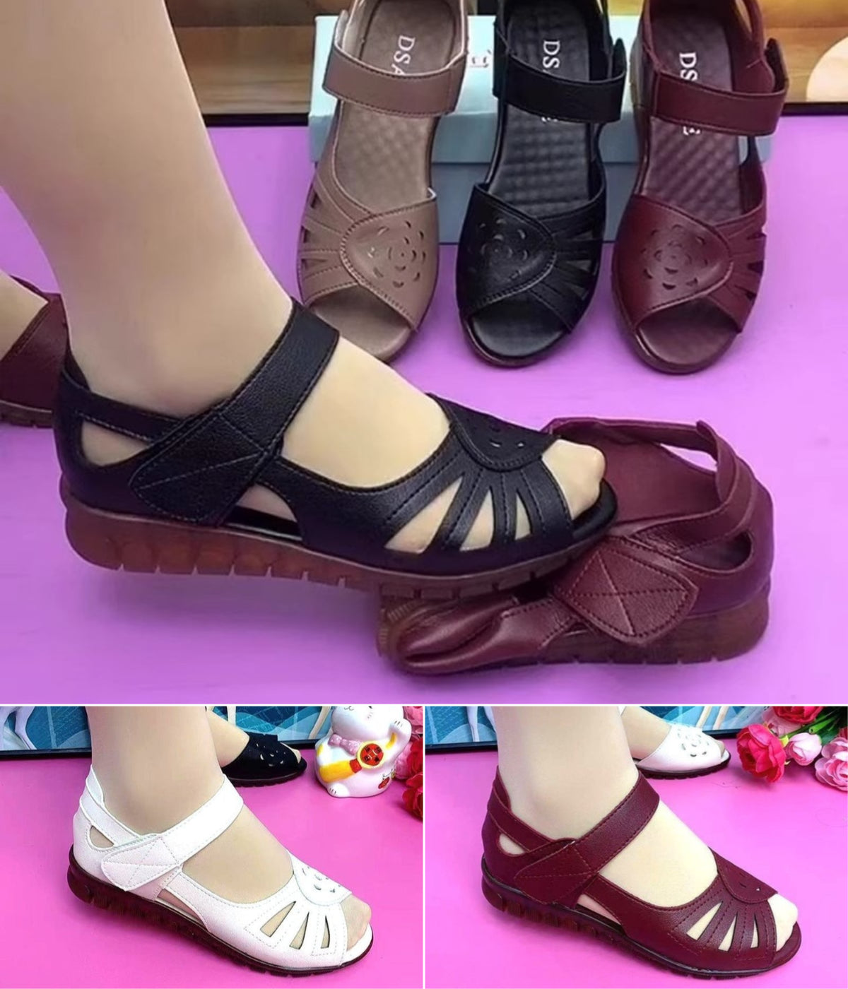 👡✨【Reducere specială】💖【35–41】Sandale damă vară 2025 – din piele naturală, talpă moale, stil nou și confort absolut 🌞🔥【Stoc limitat】