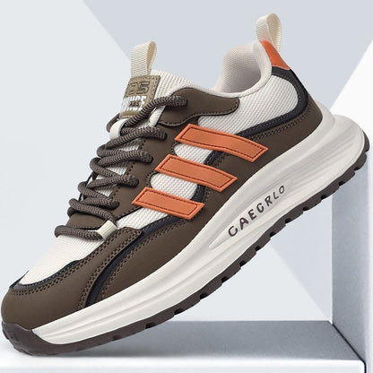 【39-44】Pantofi sport din piele rezistentă la apă și murdărie, cu talpă moale pentru confort maxim