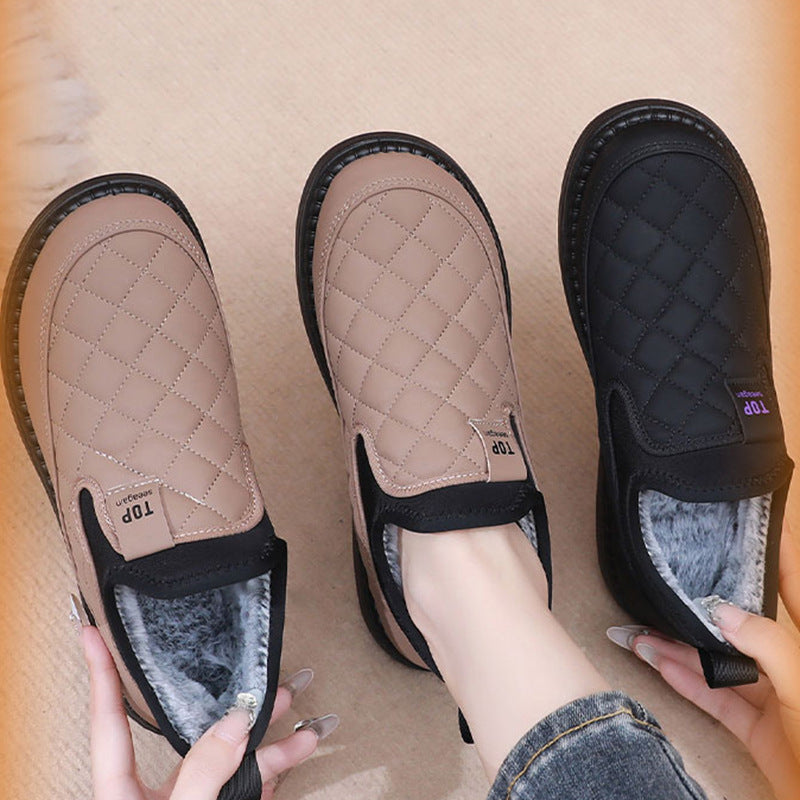 【36-41】2024 pantofi de iarnă noi, cizme impermeabile, calde și anti-alunecare