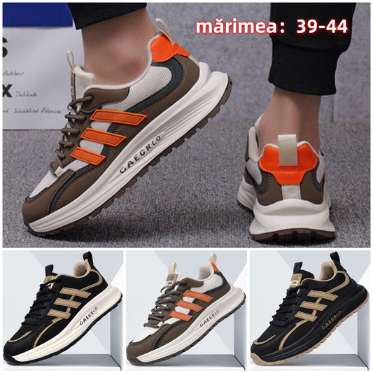 【39-44】Pantofi sport din piele rezistentă la apă și murdărie, cu talpă moale pentru confort maxim