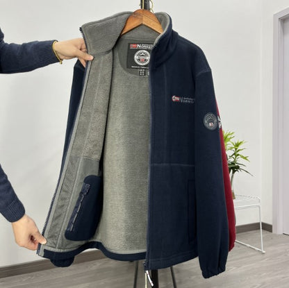 【30%OFF】【S-3XL】 Bărbați toamna iarna cald Casual mare catifea lână jacheta de lână