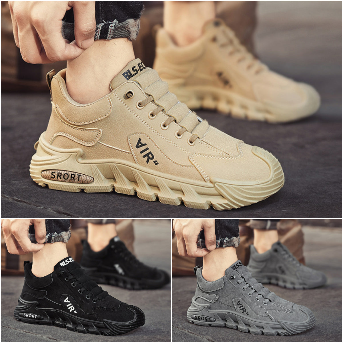 【39-44】Pantofi de bărbați de stil nou casual respirabili și confortabili, țesătură impermeabilă