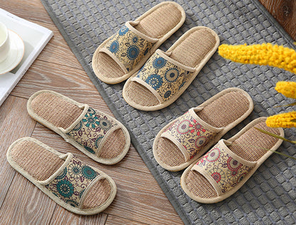 【3 perechi】【37-40】2025 papuci noi din bumbac și in pentru femei, papuci pentru toate anotimpurile